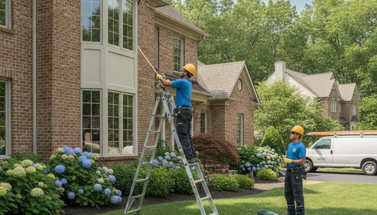 Troy, MI plumbing repair technician servicing residential pipes for emergency leak repair