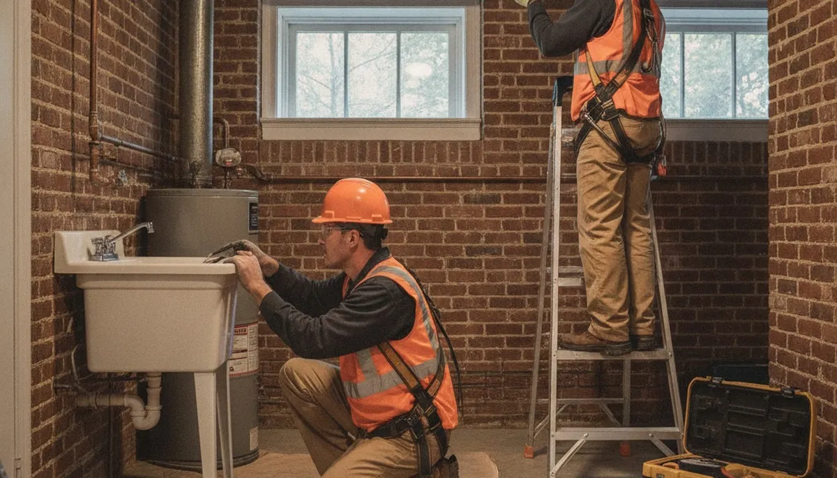 Plumbing repair technician serving Troy, MI for residential and commercial pipe and leak repairs