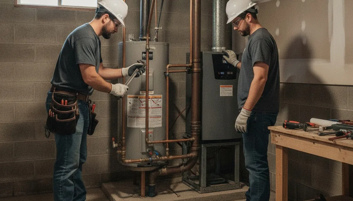 Plumbing repair service van in Troy, MI for Troy Plumbing and Heating